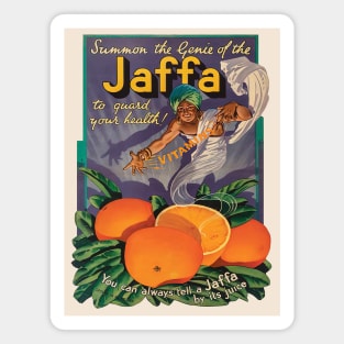 Israel, Poster. The Genie of the Jaffa Magnet